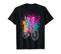 Cárdigan gráfico de Bicicleta Welsh Corgi Dog Dad Camiseta