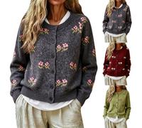 Cárdigan grueso acanalado con botones frontales para mujer | Textura de cable suave al tacto | Bolsillos laterales profundos | Silueta abierta de línea larga | Ropa de punto acogedora