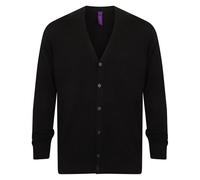 Cardigan Henbury De Punto Para Hombre V-Neck Chaqueta Mezcla Regular S -4XL
