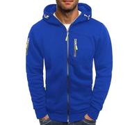 Cárdigan informal y ligero para hombre, para otoño, informal, a la moda, para deportes, fitness, con cremallera en el brazo, chaqueta tipo cárdigan para exteriores, senderismo, trabajo, caminar