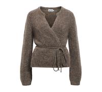 OBJECT Objnete L/S Re Tie Cardigan Noos M Marrón