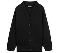 Cardigan Niños, Chaleco Niño de Punto, Jersey Niño Negro Azul Marino, Prendas de Punto para Niños Moda Uniforme Ropa para Niños 3-14 Anos Multipack de 1 ó 2 Unidades (Negro-1 Pack , 4-5 años)