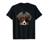 Cárdigan pirata divertido perro corgi galés Camiseta