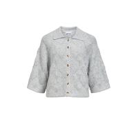OBJECT Objkaisa Flora 3/4 Lo Knit Cardigan Noos S Gris