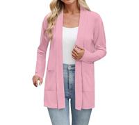 Cárdigans de Verano para Mujeres Manga Larga Hueco Crochet Abrigo Suéter Rebeca Chaqueta Mujer con Botones Abrigo Elegante Chaquetas De Verano Mujer