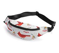 Cardinal Birds Autumn Park Fanny Pack, riñonera Deportiva para niños Adultos para Hombres y Mujeres
