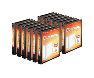 Cardinal by TOPS Products Economy Value ClearVue Round Ring Binders, Case of 12