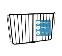 Cardinal Gates Puerta de Seguridad para Exteriores, Negro, 29.5 Pulgadas de Alto