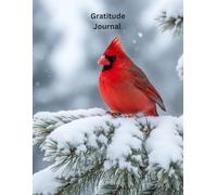 Cardinal Gratitude Journal: 8.5 x 11 100 lined pages in softcover notebook