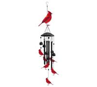 Cardinal Wind Chime - Memorial Decoration, Yard Windchime, For Christmas Outside Garden Patio Yard Apartment Loss of Mom Dad Husband Child