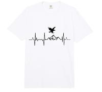 Cardiograma Eagle Heart Line Comfort Colors Adult Heavyweight T-Shirt