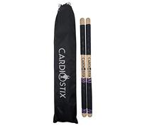 Cardiostix Baquetas cardiovasculares, 1 par de baquetas cardiovasculares de doble agarre con bolsa, madera de nogal americano, baquetas de fitness con peso de 8.5 onzas por juego, para batería,