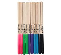 CardioStix Baquetas cardiovasculares de madera de nogal americano de alta calidad de 8 onzas con el peso más alto (1 par que elijas), para batería, fitness, clase aeróbica, ejercicios (negro estándar)