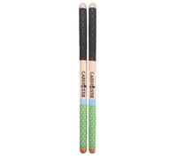 CardioStix Baquetas de cardio de 8.5 onzas por juego (1 par con bolsa) paquete de doble agarre con peso con bolsa de madera de nogal americano premium | Batería, fitness, clase aeróbica (cebra rosa