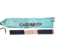 CardioStix - Baquetas de madera de nogal americano de alta calidad con doble agarre, para ejercicios y entrenamientos, antideslizantes, 21,6 g