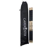 CardioStix - Baquetas de madera de nogal americano de doble agarre con mayor peso de 8.5 onzas, para batería, fitness, clases aeróbicas, ejercicios y entrenamientos