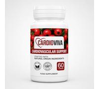 CardioViva Cápsulas Complemento Alimenticio para Adultos, 60 Cápsulas | Con Arándano Rojo, Aronia, Magnesio, L-Arginina, Espino, Coenzima Q10, Vitamina B6 y Ácido Fólico