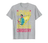 Cardistry Magic Juego de Cartas Trucos de Entrenamiento de Artistas callejeros Camiseta, Hombre, Gris Jaspeado, L