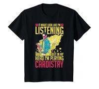 Cardistry Magic Juego de Cartas Trucos de Entrenamiento de Artistas callejeros Camiseta, Niños, Negro, 10 años