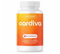 Cardiva Complemento Alimenticio a Base de Plantas con Vitamina C y Cromo | Fórmula Tradicional de Canela, Morera y Ácido Fólico | 60 Cápsulas