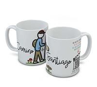 cardMagic Taza con código QR - Camino de Santiago3. Puedes añadirle al Instante un vídeo o hasta 10 imágenes.