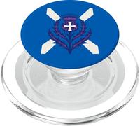 Cardo estilizado St Andrews Cross y Saltire PopSockets PopGrip para MagSafe
