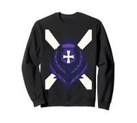 Cardo estilizado St Andrews Cross y Saltire Sudadera