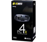 Cardo FC4X (UCS) FC-Moto Edition Bluetooth Sistema de comunicación Single Pack, negro para Hombres