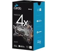 Cardo Freecom 4x Duo Sistema de comunicación Pack Doble, negro