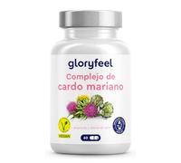 Cardo Mariano 500mg, 60 Cápsulas - Alcachofa 400mg, Diente de Leon 150mg y Desmodium 100mg - Alta Dosificación de Silimarina - Probado en laboratorio, 100% vegano y sin aditivos