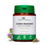 Cardo Mariano 60 Cápsulas (75% de Silimarina) de Dieti Natura - Cardio Mariano Cápsulas para Detox Depurativo Hígado y Colon - Favorece el Sistema Digestivo, Sin OMG