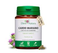 Cardo Mariano (75% de Silimarina) de Dieti Natura - Cardio Mariano Cápsulas para Detox Depurativo Hígado y Colon - para Desintoxicar y Regenerar el Hígado - Protector Hepático Natural (60 Cápsulas)