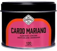 Cardo Mariano con Alcachofa, Cúrcuma, Diente de León y Desmodium - 80% de Silimarina - 120 cápsulas - Alta dosificación - Detox Depurativo, Mejora la digestión - Libre de Plástico