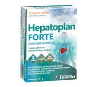 Cardo Mariano, Desmodium, Colina, Ácido Alfa Lipoico y Vitamina C - Complemento Alimenticio para la función hepática y detox - Hepatoplan Forte - 30 Cápsulas Vegetales