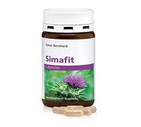 Cardo mariano (Silybum marianum) Simafit - 90 cápsulas con silimarina, colina y zinc para proteger y fortalecer tu hígado un bote alcanza para 3 meses, Sanct Bernhard - Cebanatural