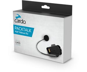 Cardo Packtalk Bold Jet Helmet/Half Helmet Expansion Set, negro para Hombres