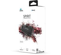 Cardo Spirit Duo Sistema de comunicación Double Pack, negro para Hombres