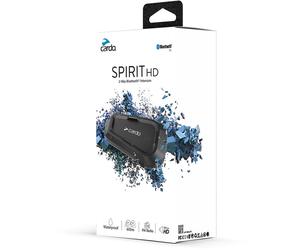 Cardo Spirit HD Sistema de comunicación Single Pack, negro, Talla única