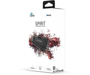 Cardo Spirit Sistema de comunicación Single Pack, negro, Talla única