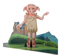 Cardología - Tarjeta emergente de Dobby de Harry Potter | Productos de Dobby el elfo doméstico, regalos para fans de Harry Potter | Licencia oficial