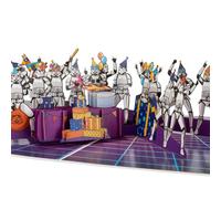 Cardology - Tarjeta emergente de cumpleaños de Stormtrooper original | Tarjeta de felicitación 3D para fanáticos de Stormtrooper | Licencia oficial