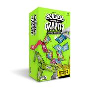 Cards Vs Gravity Pro: incluye bolsa de viaje y tarjetas adicionales | Divertido juego de viaje familiar para 2-8 jugadores, el mejor juego de apilamiento de cartas