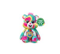 Care Bears 9"""" Glitter Good Vibes Bear - Tie-Dye Multicolored Made from Recycled Materials! - Good for Girls and Boys Collectors Ages 4+