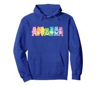Care Bears Bear Spectrum Line Up Sudadera con Capucha, Unisex para Adultos, Azul Real, S