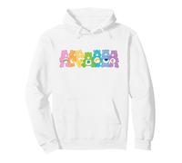 Care Bears Bear Spectrum Line Up Sudadera con Capucha, Unisex para Adultos, Blanco, L