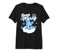 Care Bears Beary Merry Grumpy Bear Christmas Camiseta Premium