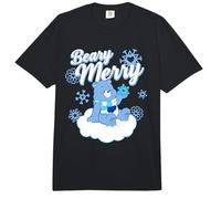 Care Bears Beary Merry Grumpy Bear Christmas Comfort Colors Adult Heavyweight T-Shirt