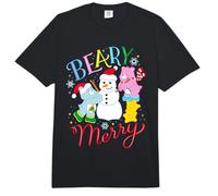 Care Bears Beary Merry Snowman Christmas Comfort Colors Adult Heavyweight T-Shirt
