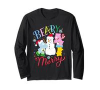 Care Bears Beary Merry Snowman Christmas Manga Larga