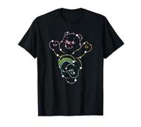 Care Bears Cheer Bear Vintage Rainbow Constellation Outline Camiseta